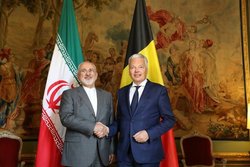 ظریف و وزیر خارجه بلژیک دیدار کردند