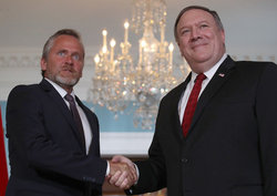مایک پمپئو با وزیر امور خارجه دانمارک بر سر ایران رایزنی کرد
