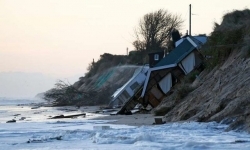خطر زیرآب رفتن سواحل انگلیس با افزایش سطح دریاها