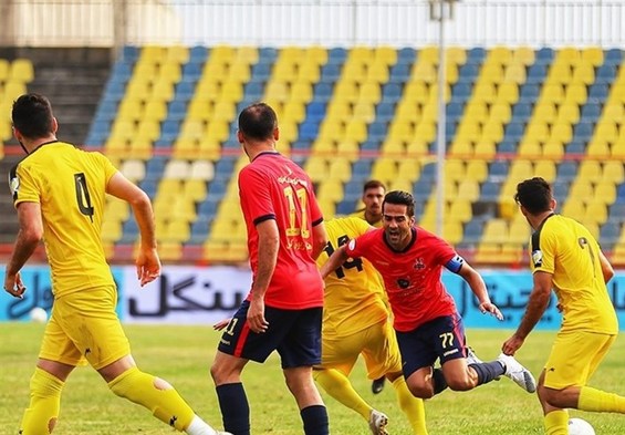 لیگ برتر فوتبال| نساجی در وقت اضافه از شکست گریخت