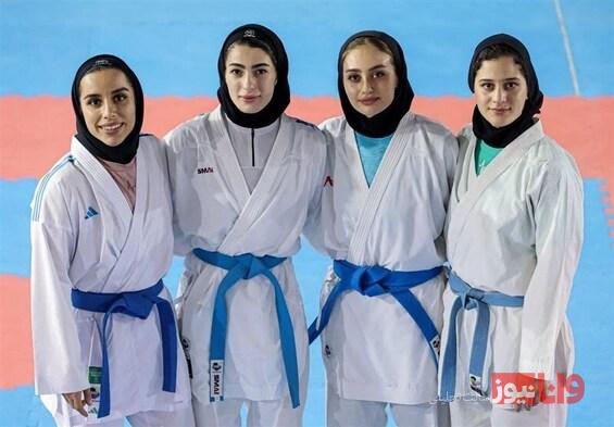 کاراته قهرمانی آسیا|صعود مقتدرانه دختران ایران به دیدار نهایی کومیته تیمی