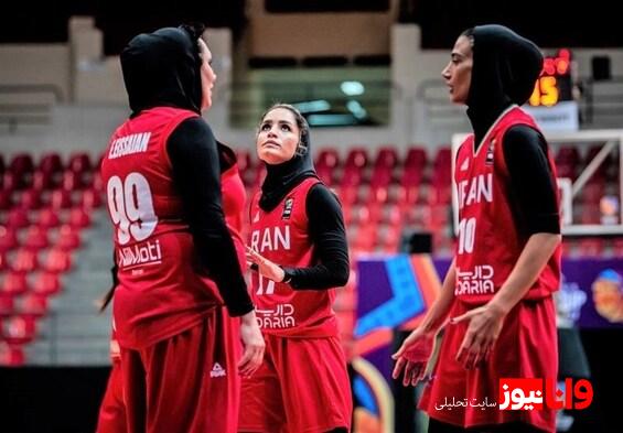 برنامه بازی‌های تیم ملی بسکتبال بانوان ایران در جام ویلیام جونز