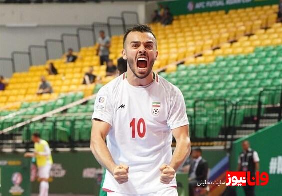 صعود نفسگیر ایران به فینال جام ملت‌های فوتسال آسیا با پنالتی